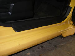Detail of 2003 Sonic Yellow WRX STI Wagon by Andrew from Big A Detailing